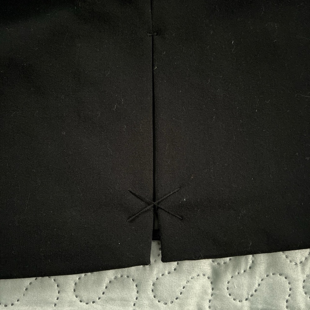 NWT Metaphor dressy black slit skirt work business office suit size 4 - Picture 4 of 4